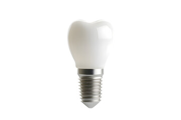 Dental implant isolated on transparent background