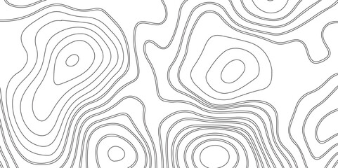 Abstract white topography geographic contour map background .topography white paper and black waves lines backdrop background .modern geographic contour map vector illustration .