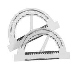 Transparent Comic Panel Protractors with Ruler Markings