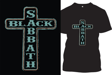 Black Sabbath Christian t shirt design