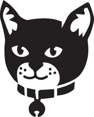 Cat icon symbol vector image illustration