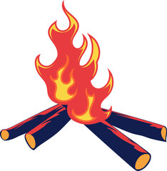 Bonfire Illustration