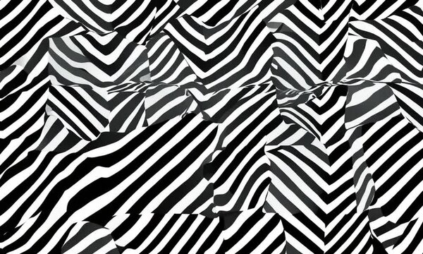 Zebra Stripes Abstract Pattern