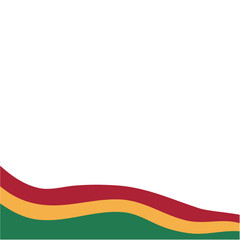 Fototapeta premium Juneteenth Border