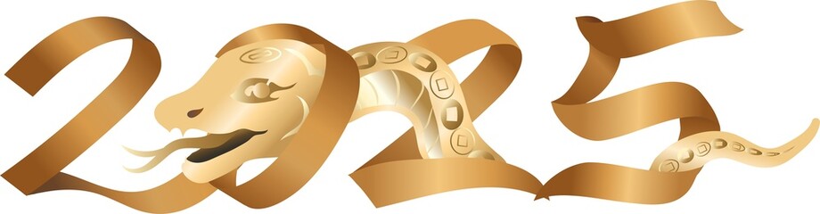 2025 New Year icon, Chinese snake