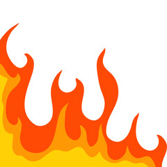 Fire Frame Corner Border