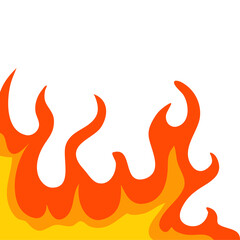 Fire Frame Corner Border