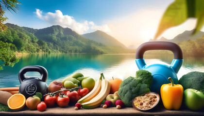  A bright and energetic image promoting healthy habits like eating nutritious food, engaging_1(12)