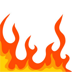 Fire Frame Corner Border