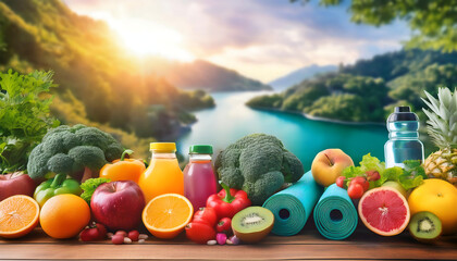  A bright and energetic image promoting healthy habits like eating nutritious food, engaging_1(13)