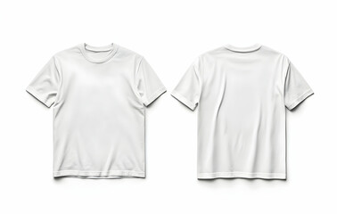 Gray T-Shirt Mockup Front Back View Apparel
