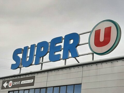 super U in france a supermarket 