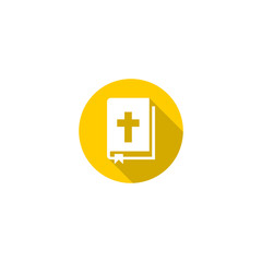 Bible icon isolated on transparent background