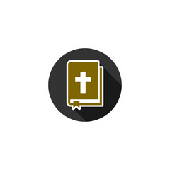 Bible icon isolated on transparent background