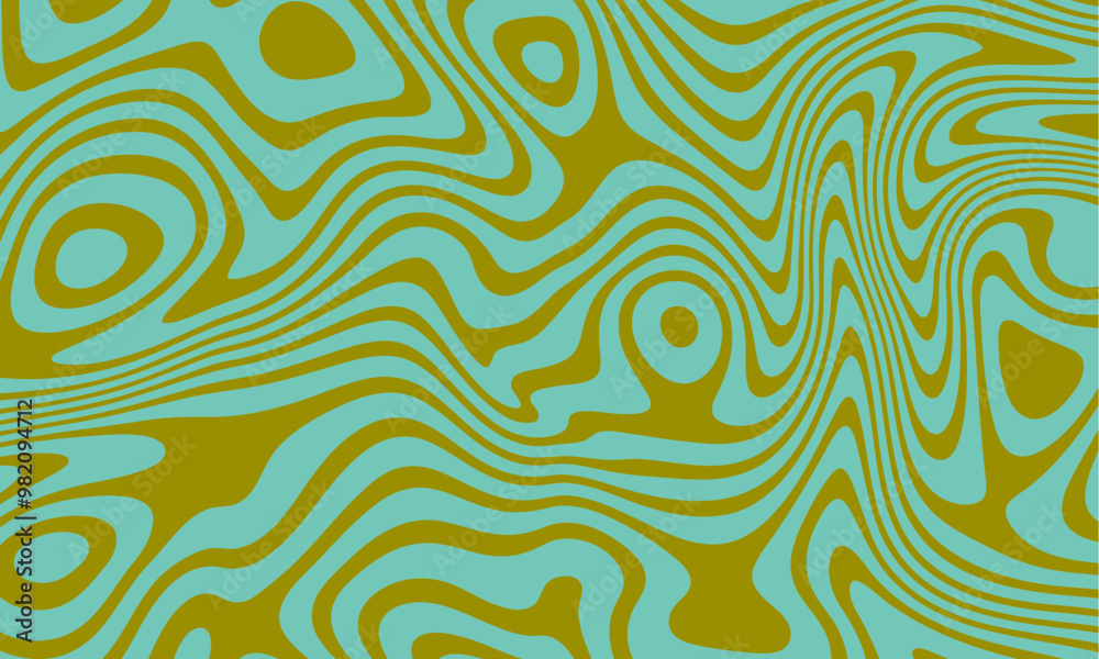 Poster abstract horizontal background with colorful waves. trendy vector illustration in style retro 60s, 7