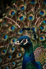 Obraz premium peacock with feathers