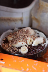 The delicious of traditional indonesian food in Purwokerto City, Central Java, Indonesia. It was taken on September 27, 2024 by a professional. It's a nice food with Indonesian culture