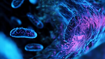 Microscopic view of a singlecelled organism moving towards a light source showcasing phototaxis behavior