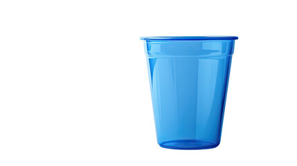 plastic cup on a white transparent background