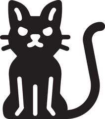 Cat icon symbol vector image illustration