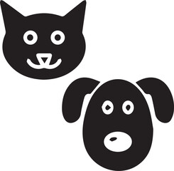 Cat icon symbol vector image illustration