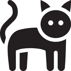 Cat icon symbol vector image illustration