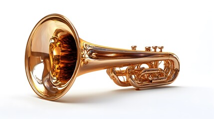 Naklejka premium Ultra-realistic high-resolution bell image perfect for music education and promotional use