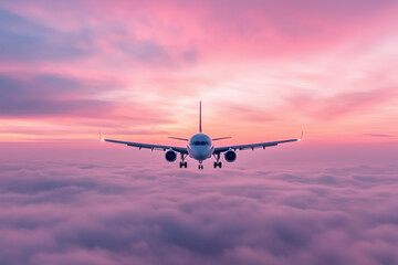 Fototapeta premium Factory chimneys emitting smoke into the sky representing industrial pollution and environmental damage