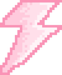 Fototapeta premium Pixel thunder