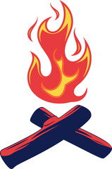 Bonfire Illustration