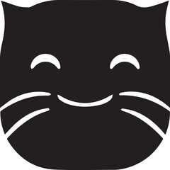 Cat icon symbol vector image illustration