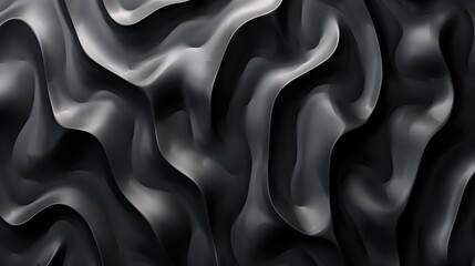 Abstract Black and Gray Wavy Pattern Illustration â€“ Modern Texture and Design Background for Creative Projects