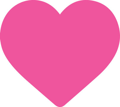 Naklejki pink heart on white background vector