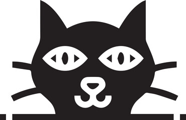 Cat icon symbol vector image illustration