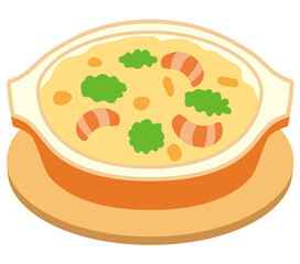 エビグラタン　ドリア