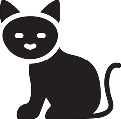 Cat icon symbol vector image illustration