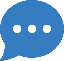 Chat message icon. Speech bubbles with text messages symbol