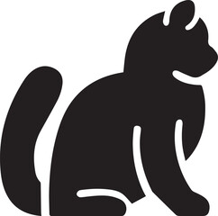 Cat icon symbol vector image illustration