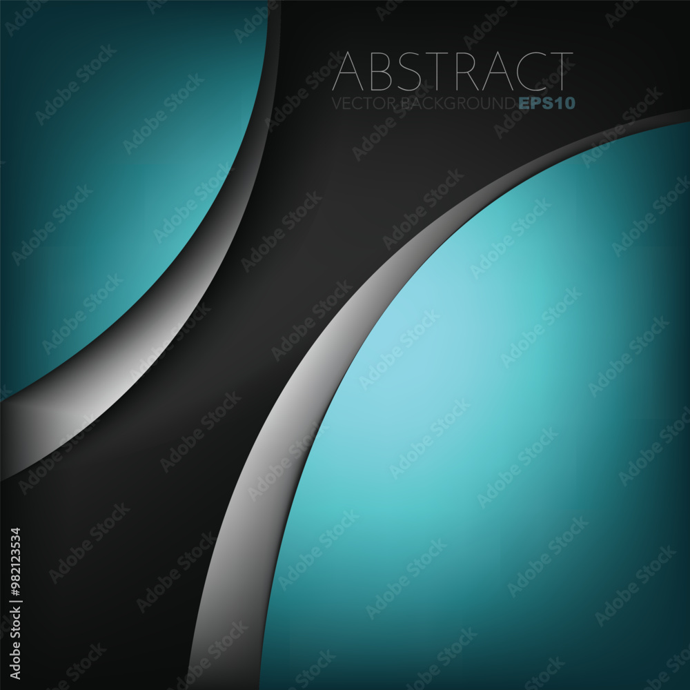 Fototapete graphic vector curve line overlap background for text and message design
