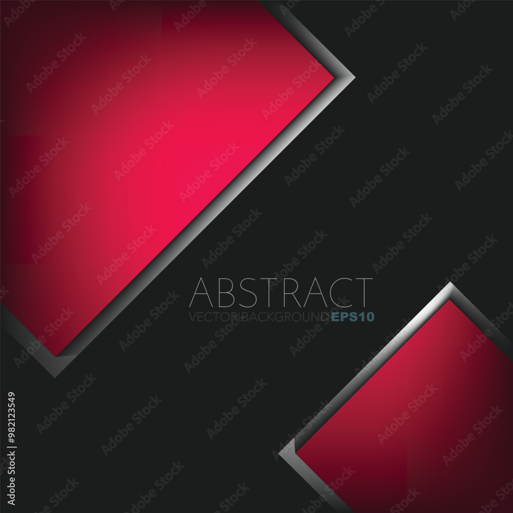 Fototapete graphic geometric triangle overlap vector layer background for text and message design