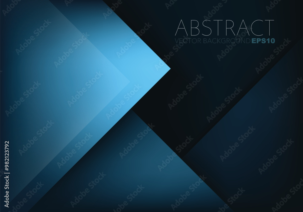Fototapete graphic geometric triangle overlap vector layer background for text and message design