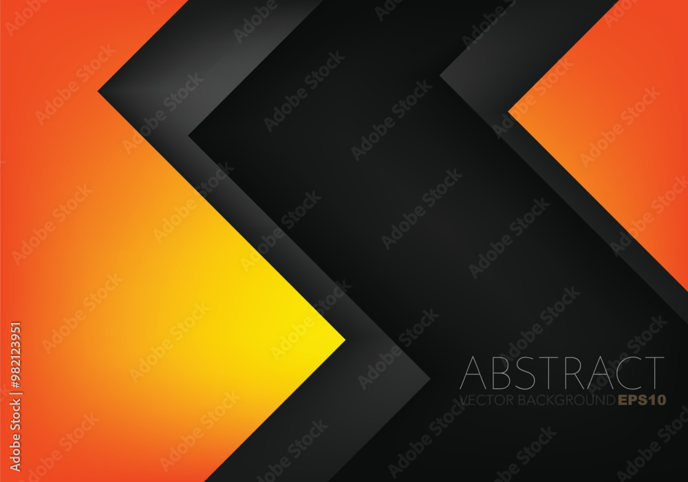 Fototapete graphic geometric triangle overlap vector layer background for text and message design