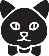 Cat icon symbol vector image illustration