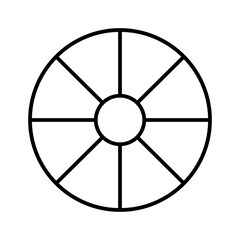 Obraz premium color circle line icon