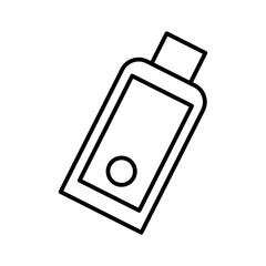 thumb drive line icon