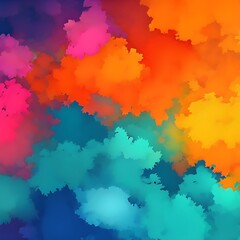 Obraz premium Abastract Colorful Background for post. Ai Generated