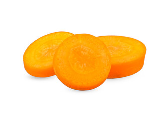 Carrot vegetable isolated on white background