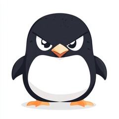 Obraz premium Angry Penguin Cartoon.