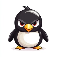 Obraz premium Angry Penguin Cartoon.