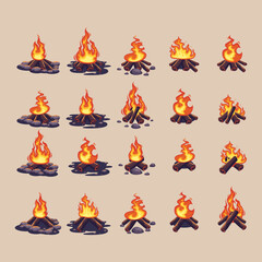 Bonfire Illustration